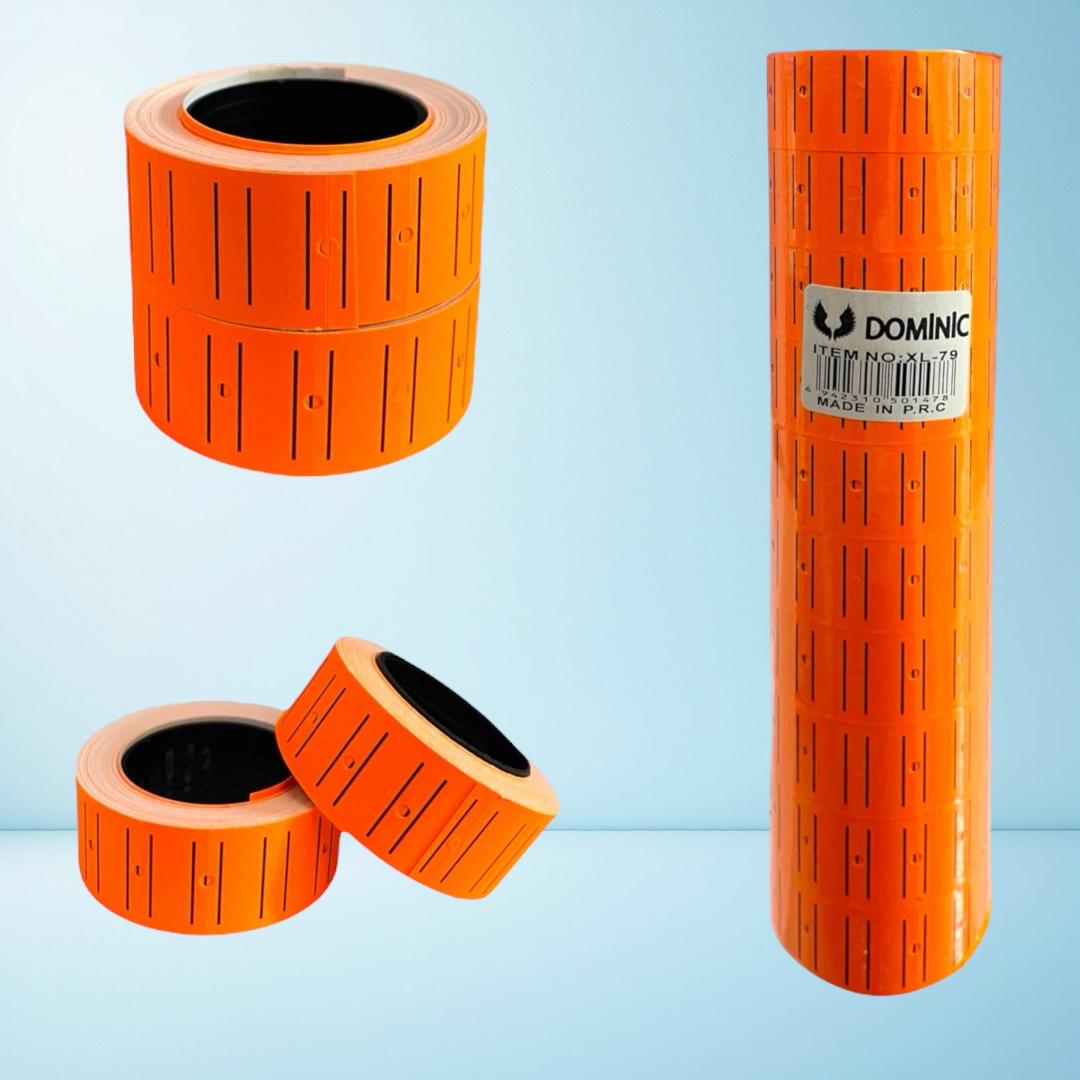 METO ETİKETİ TURUNCU RENK 10'LU PAKET